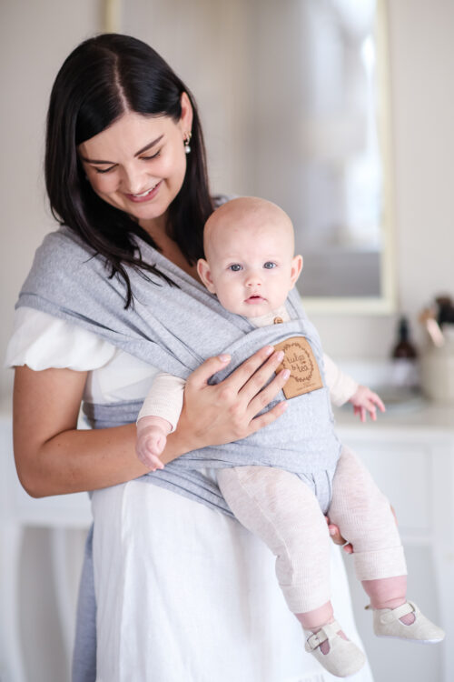 Dove Grey Baby Wrap Carrier