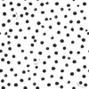 White with Black dots