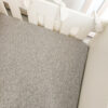 dove grey cotton fitted sheet